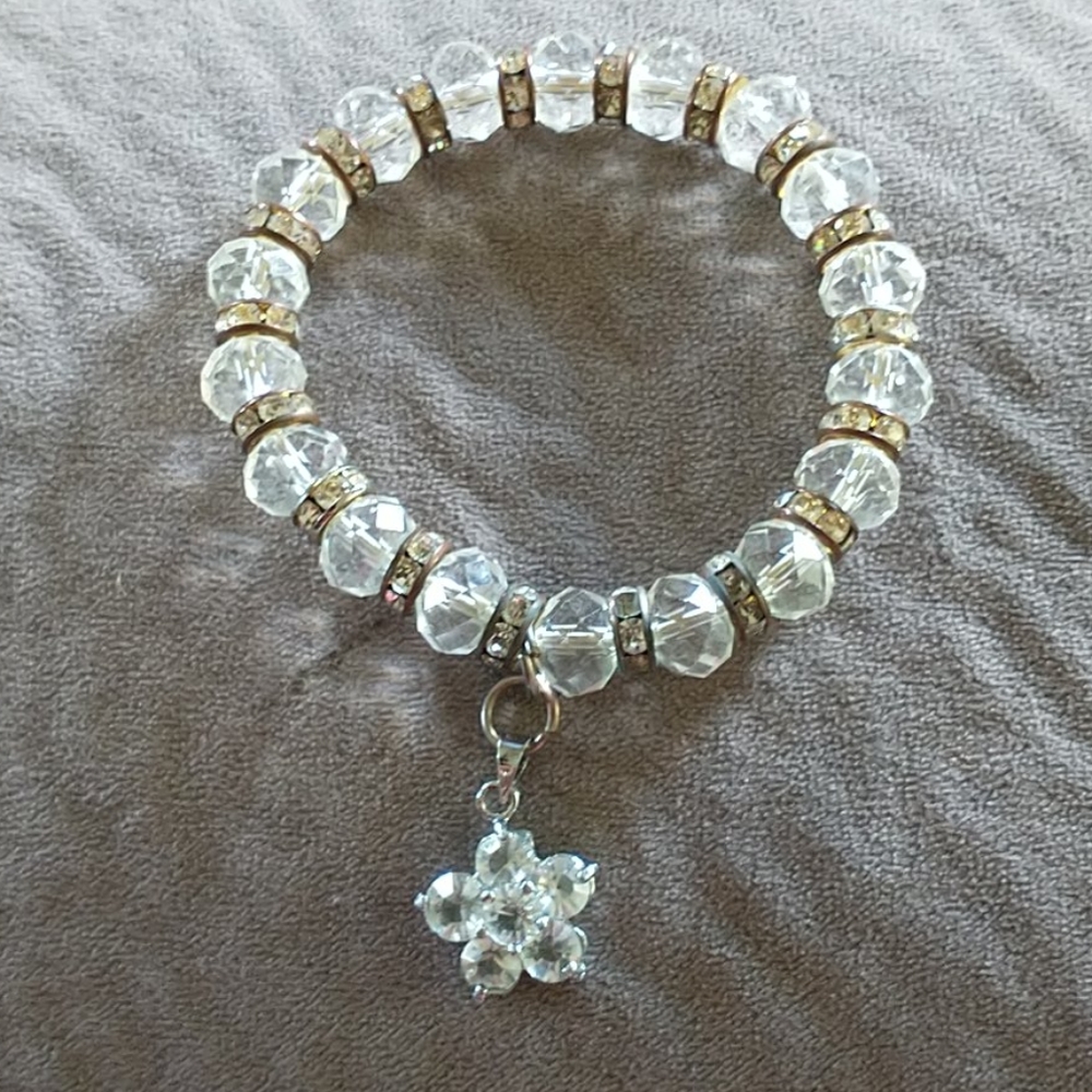 Clear stone bracelet